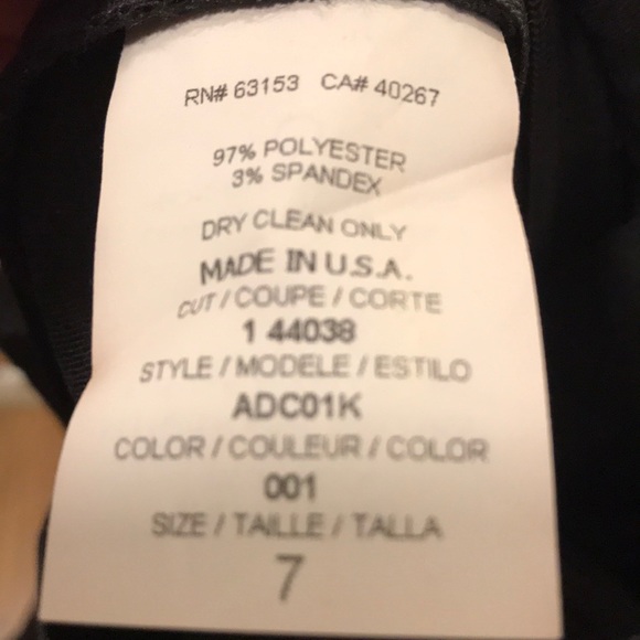 Vintage black gown by Rampage with beaded accents and train in size 7 - Picture 7 of 7